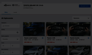 Toyota-bielany.otomoto.pl thumbnail
