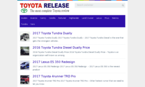 Toyota-release.com thumbnail