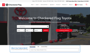Toyota.checkeredflag.com thumbnail