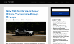 Toyota2022.com thumbnail