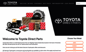 Toyotadirectparts.co.uk thumbnail