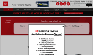 Toyotanewholland.com thumbnail