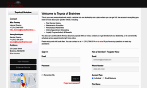 Toyotaofbraintree.myvehiclesite.com thumbnail