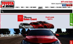 Toyotaofirving.calls.net thumbnail