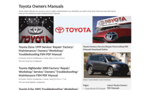 Toyotaownersmanuals.info thumbnail