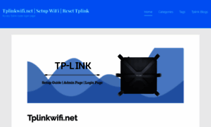 Tplinkwi-fi.com thumbnail