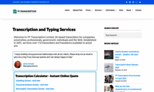 Tptranscription.co.uk thumbnail