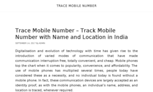 Tracemobilenumbers.org thumbnail