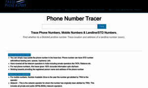 Tracephonenumber.in thumbnail