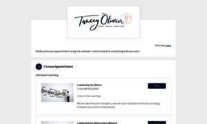 Traceyolivier.acuityscheduling.com thumbnail