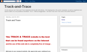 Track-and-trace.blogspot.com thumbnail