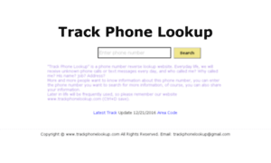 Trackphonelookup.com thumbnail