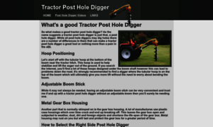 Tractorpostholedigger.com thumbnail