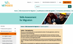 Tradeassess.vetassess.com.au thumbnail