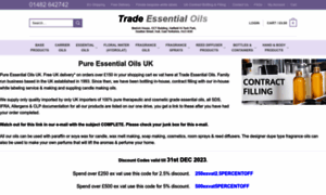 Tradeessentialoils.co.uk thumbnail