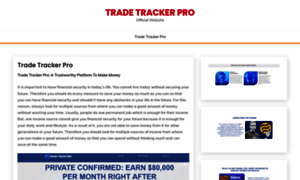 Tradetrackerpro.org thumbnail