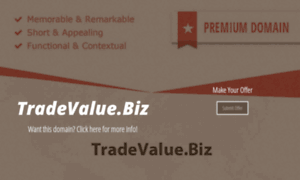 Tradevalue.biz thumbnail