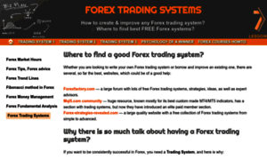 Tradingsystemsforex.com thumbnail