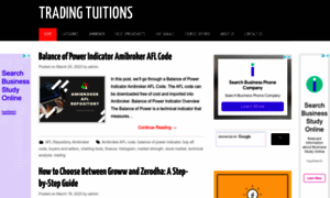 Tradingtuitions.com thumbnail