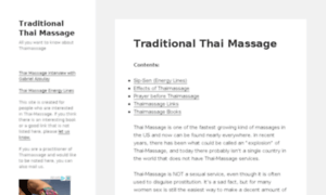 Traditionalthaimassage.net thumbnail