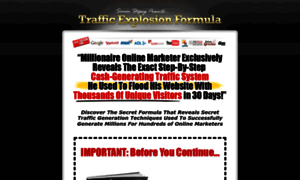 Trafficexplosionformula.com thumbnail