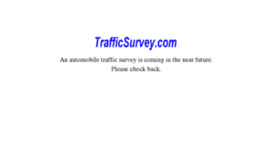 Trafficsurvey.com thumbnail