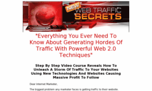 Trafficweb2secrets.com thumbnail