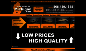 Trailersalesofmichigan.com thumbnail