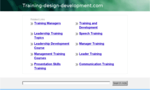 Training-design-development.com thumbnail