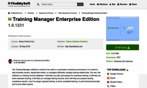 Training-manager-enterprise-edition.findmysoft.com thumbnail