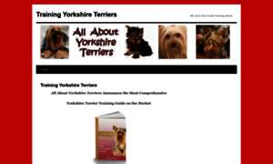 Training-yorkshire-terriers.com thumbnail