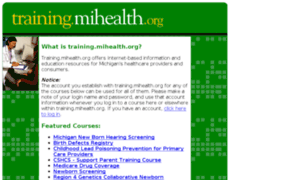 Training.mihealth.org thumbnail