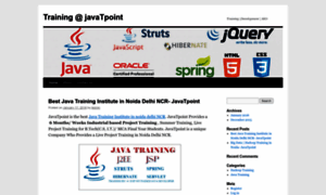 Trainingdotjavatpoint.wordpress.com thumbnail