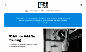 Trainyourweakness.com thumbnail