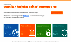 Tramitar-tarjetasanitariaeuropea.es thumbnail