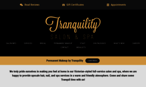 Tranquilitysalon.com thumbnail