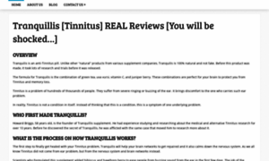 Tranquillistinnitus.com thumbnail