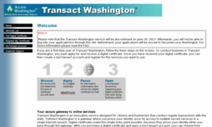 Transact.wa.gov thumbnail
