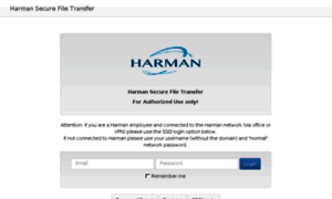 Transfer.harman.com thumbnail