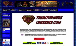 Transformers-universe.com thumbnail