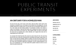 Transitexperiments.wordpress.com thumbnail
