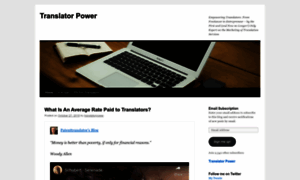 Translatorpower.wordpress.com thumbnail