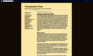 Transmissiontime.blogspot.com thumbnail