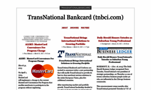 Transnationalbankcard.wordpress.com thumbnail