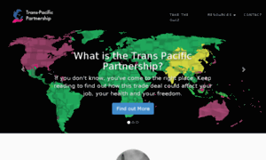 Transpacificpartnership.org thumbnail