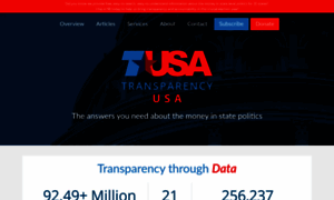 Transparencyusa.org thumbnail