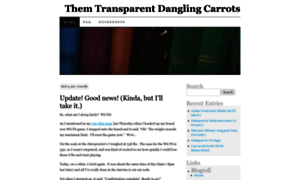 Transparentdanglingcarrots.wordpress.com thumbnail