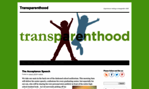 Transparenthood.net thumbnail