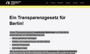 Transparenzgesetz.de thumbnail
