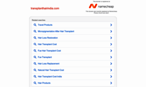 Transplanthairindia.com thumbnail